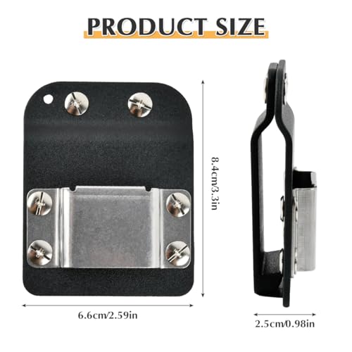 CENBEN Drill Holder for Tool Belt Heavy Duty Drill Holster Tool Belts Tool Holster Belt Clip for Any Tools with Hangers - Image 2