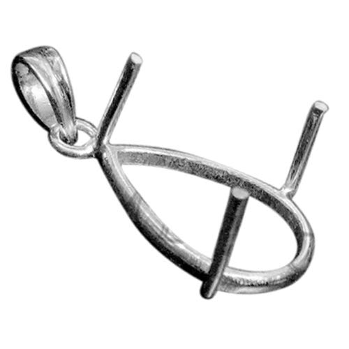 925 Sterling Silver Bezel Prong Cup For 