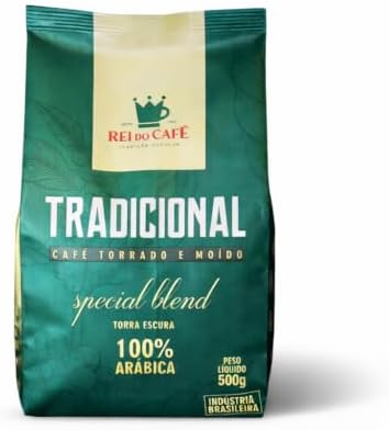 Café Tradicional Rei do Café 500g – Arábica Especial da Alta Mogi...