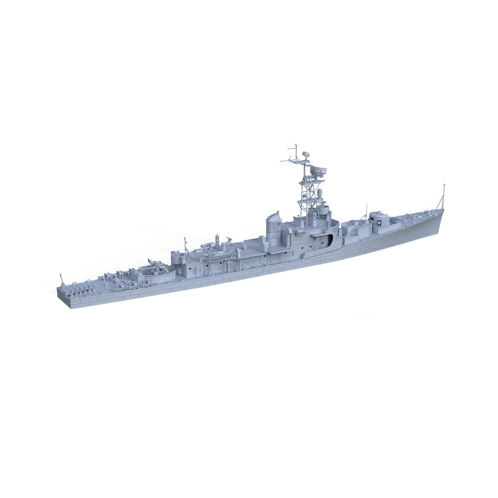 MRY-SFW SSC144597-A 1/144 zestaw do budowy modelu wojskowego USS Dealey Frigate (DE-1006) Segmentowany kadłub