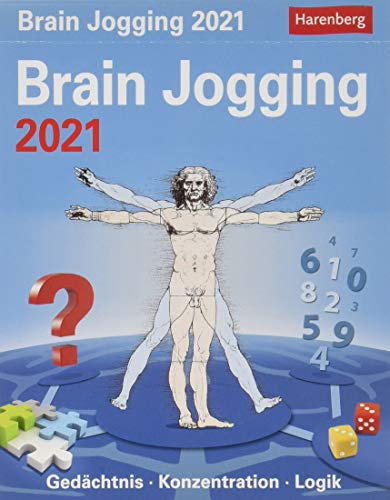Preisvergleich Produktbild Brain Jogging Kalender 2021: Gedächtnis, Konzentration, Logik