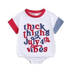 Thick Thighs 4th July Vibes Embroidery