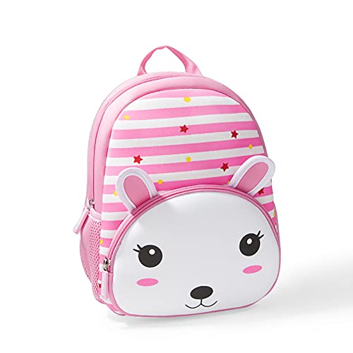 Koomuao Sac à Dos pour Enfants Cartable Scolaire Maternelle Sac Animaux École Cartoon Mignon pour Bébé PréScolaire Sac à Dos Tout-Petits 26cm*29cm*9cm (2-7 Ans) Cover