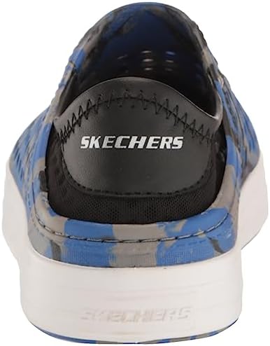 Skechers Kids Boy's Foamies Guzman Steps-Solar Surge Water Shoe Sneaker, Royal/Black, 12 Little Kid | Image 2