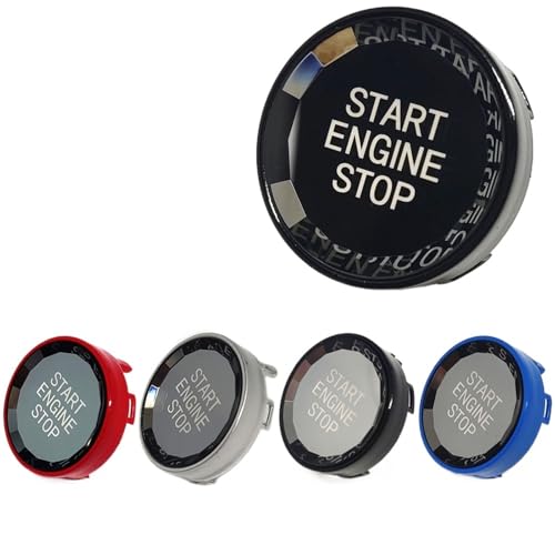 Couvercle bouton démarrage voiture bleu pour BMW E90 E60 E70 E89 - 2