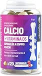 Calcio Integratore - Integratore a base di Calcio + Vitamina D3. Integratore Ossa e Articolazioni con Vitamina D3 e Calcium, 120 Supergelèe - Senza Glutine e Lattosio, Made in italy. Vitamin d, Agocap
