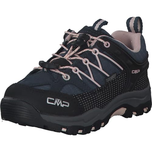 CMP Rigel Low Trekking Wp Walking Shoe, Asphalt-Rose, 39 EU, 3Q54554J