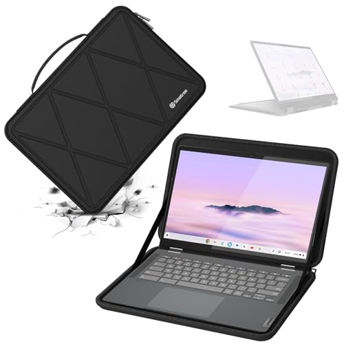 Image of Smatree Hard EVA Protective Sleeve Case Compatible for 14 inch Lenovo ThinkBook Plus Gen 5 Hybrid, for Lenovo IdeaPad Flex 5i Chromebook Plus Gen 7 Laptop, Slim and Anti-Shock Notebook Bag (X8250)