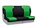 Coverking Rear Custom Fit Seat Cover for Select Hyundai Tiburon Models - Neoprene (Synergy Green with Black Side)