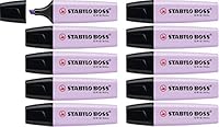 STABILO BOSS ORIGINAL Pastel Highlighter - Box of 10 Lilac Haze