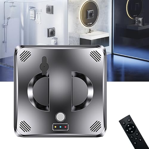 Robot Limpiador De Ventanas Inteligente Con Pulverizador De Agua Doble, Potencia De Succión De 3000pa, For Ventanas Interiores Exteriores, Espejos, Mesas Y Azulejos Robot Limpiador De Ventanas Inteligente Con Pulverizador De Agua Doble, Potencia De Succión De 3000pa, For Ventanas Interiores Exteriores, Espejos, Mesas Y Azulejos