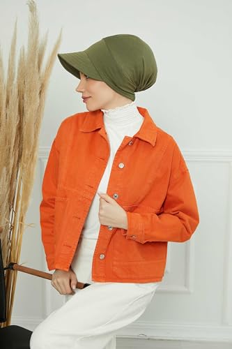 Aisha's Design Salt Resistant Quick-Dry Turban Modest Swim Hijab Bonnet Cap for Pool & Beach Everyday Use Head Cover4