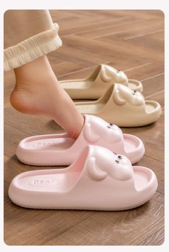 Cute Kawaii Multi Colored Bear Pillow Slipper Cloud Slides Non-Slip Summer Slipper3