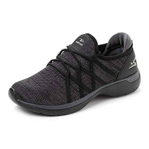 Tênis Espotivo Feminino Adrun Fit Day 9003F Cor:Preto;Gênero:Feminino;Tamanho:39