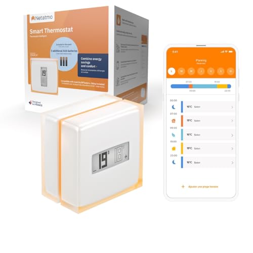 Netatmo Thermostat Connecté et Intelligent Économe en Énergie –Wi...
