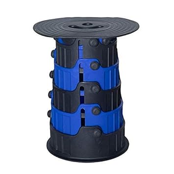 Hyndrix Folding Stools Table Plastic Compact Stool,Plastic Stool for Kids Adults Seniors Home Kitchen Office Garden Travelling Picnic Camping Round Foldable Stools (Yellow)