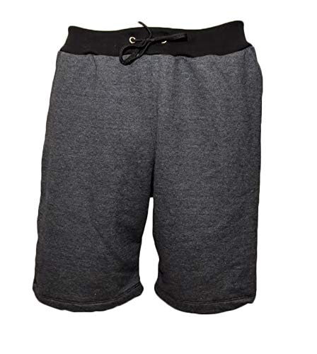 Kit 3 Bermudas Short Moletom grife New Basic (Preto, GG)