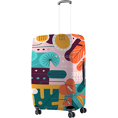 Image of Nasher Miles Polyester 55 (20 Inch) Small Protective Luggage Cover - Summer Design