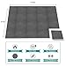Sorbus 80 Sq. Ft. Wood Grain Floor Tiles Foam Mat EVA Interlocking Mats Tile 3/8-Inch Thick Flooring Wood Puzzle Exercise Mats w/Borders - Home Playroom Basement, Apartment, Trade Show, Baby, Dance