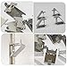 LAPYAPPE 6pcs Refrigerator Shelf Clips Fridge Support Clamp Tool for Easy Installation and Use Coolers and Freezers