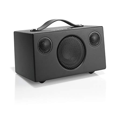 Audio Pro Altavoz Bluetooth Inalámbrico Portátil Multiroom Potente - Pequeño Speaker AUX 3,5mm - Carga USB - Sonido Apple Lossless, MP3 y FLAC - Batería hasta 30h Addon T3+ - Negro