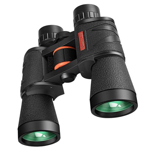 ETZIN Binoculars for Adults - 20x50 Roof Prism Binoculars with Smartphone Adapter Carry Case - BAK4 Prism FMC Lens with Low Light Vision - HD Powerful Boculars for Bird Watching, Hunting, Wildlife.