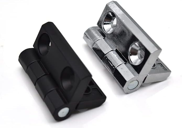 Heavy Duty Door Hinges, Rust-Resistant Hardware Cabinet Hinge with Reinforced Construction, Set of 2 (2.95"x2.95"x0.24" Polished Stainless Steel/6)