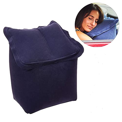 Almohada inflable de PVC portátil para viaje miniatura 2