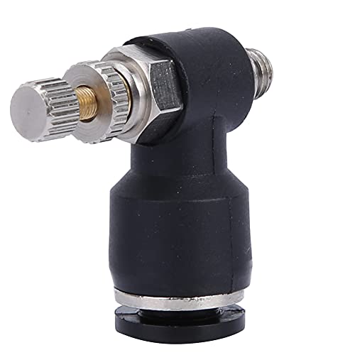 Image of Hilitand CO2 Air Adjuster, Air Pipe Adjustable Joint C02 Gas Nozzle Valve Engraving Machine Nozzle Air Valve (Trachea 6mm /Thread M5 /Adjustable)