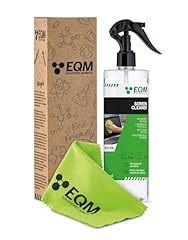 EQM - ECO-219 - Pulizia dello Schermo + Panno in Microfibra - 500 ML - Formato Premium - Tutti i tipi di display - Tablet, cellulare, laptop, fotocamera, LED, OLED...