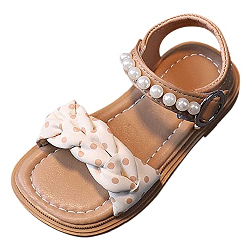 Generic Girls' Princess Sandals Summer Girls' Beach Shoes 16 Years Old 3 Summer Soft Sole Non Slip Toddler Summer Shoes Girls