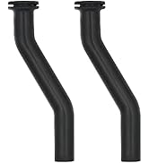 (2-pack) Calvana 596163 Rubber Vacuum Hose, 3" Tractor Vacuum Pump Hoses, Compatible with Briggs ...