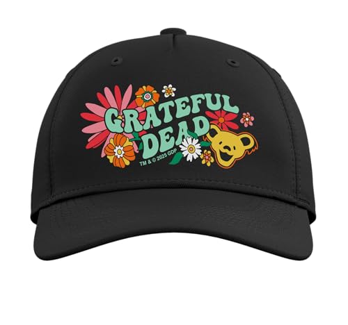 Gorra béisbol ajustable Grateful Dead flores coloridas miniatura 2