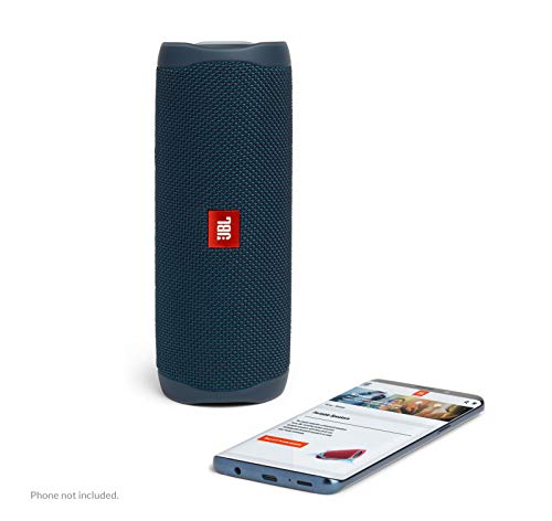 Image of JBL Flip 5 Portable Bluetooth Speaker - Ocean Blue (JBLFLIP5BLUAM) (Renewed)