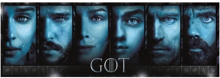 Clementoni - 39590 - Panorama Puzzle - Game of Thrones - Adult Jigsaw Puzzle 1000 Pieces, Panoramic Jigsaw Puzzle, Made in Italy