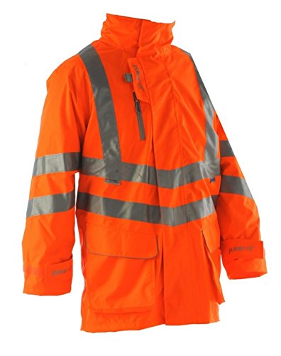 Pulsarail PR502 High Vis Lined Storm Coat - XL