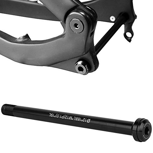 Adaptateur D'axe Traversant 142x12 Mm – Alliage Alu, Longueur 168 Mm, Pas De 1,0, Pour Fourche Avant De Vélo