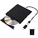 Produktbild Externes CD DVD Laufwerk, USB 3.0 mit Type-C Portable DVD/CD Brenner,Plug&Play,schnelle Datenübertragung Optisches USB Laufwerk mit Beutel, Kompatibel mit WIN98 / XP / WIN7 / 8/10 / XP/Vista/Mac OS