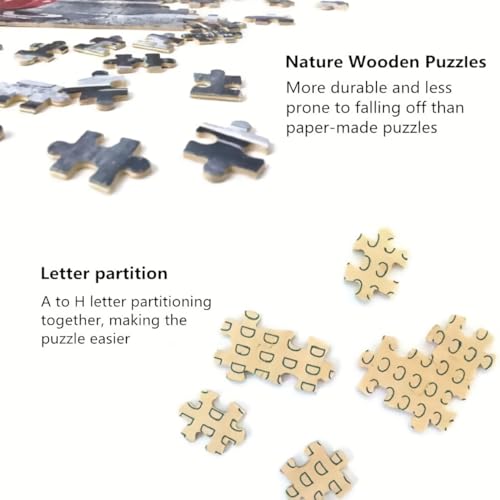 Zhiseoyi JIGSAW PUZZLE Majestic White Horse And Wolf thumb #3