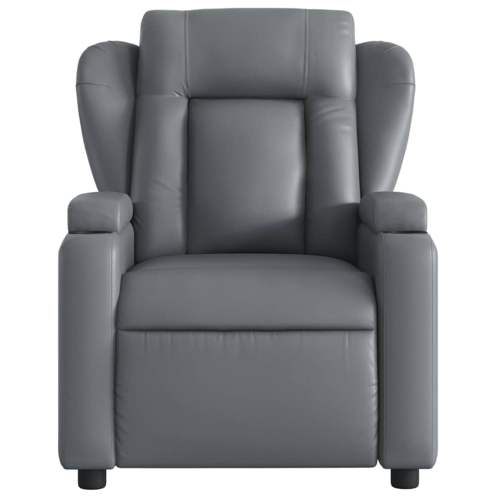 Sillón de Masaje reclinable Cuero sintético Gris, Sillón De Relax, Sillon Masaje Relax, Sillon Relax Electrico, Hogar Sillon Relax, Sillones Comodos, Sofa Tantra - SPU:372437