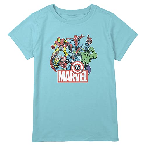 Marvel Plus Size Classic Heroes of Today Girls Short Sleeve Tee Shirt