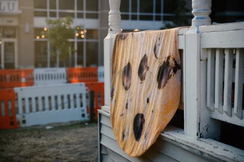 71" Cookie Blanket Throw Blanket - 290Gsm Novelty Chocolate Chip Cookie Blanket With Soft Microfiber, Round Cookie Blanket Adult Size For Kids Women Men 1 Pack #TOP7