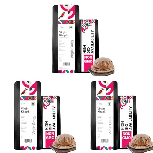 Image of TWF Virgin Khapli Wheat Flour | 5 Kg | High Protein & Fiber | Stone Ground | Low GI of 39 | Emmer Atta | Diabetic Friendly | Easy Digestion | No Blending - 100% Virgin Khapli Atta (Pack of 3)