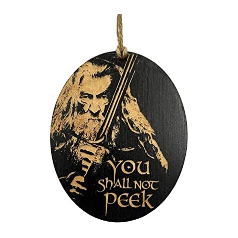 Ornament - You Shall Not Peek - BLACK Cover