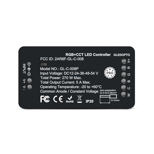 Contrôleur LED 3.0 Pro RGBCCT 270 W module électronique haute fidélité