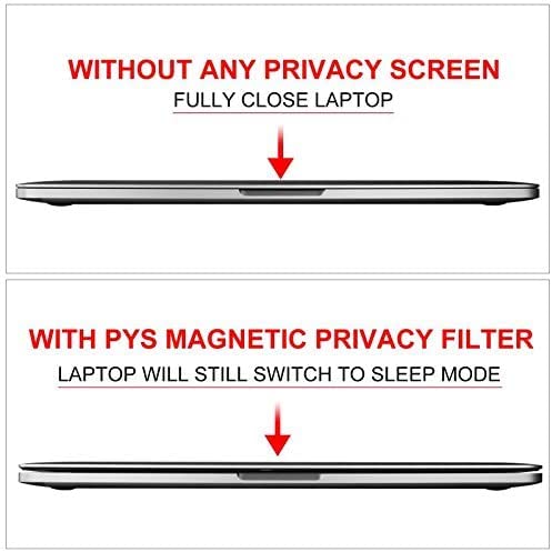 Image of PYS Privacy Screen for Macbook Pro 14 Inch (2021-2025, M1, M2, M3,M4,M5), Magnetic Privacy Screen Protector for Mac 14.2 inch (A2779 /A2442) Anti Fingerprint, Anti Blue Light, Removable, Easy Installation