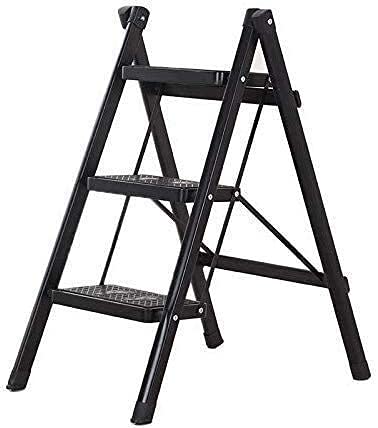 Tabouret de levage métallique noir multifonction haute stabilité