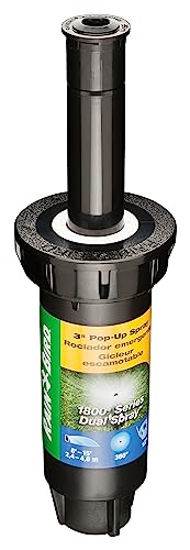 Rain Bird 1803DSF Professional Dual Spray Pop-Up Sprinkler, 360&deg; Full Circle Pattern...