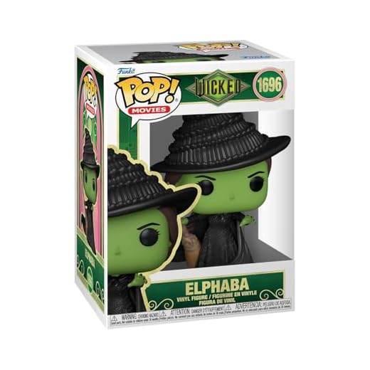Funko Pop! Movies: Wicked - Elphaba - Figura de Vinilo Coleccionable - Idea de Regalo- Mercancia Oficial - Juguetes para Niños y Adultos - Muñeco para Coleccionistas y Exposición