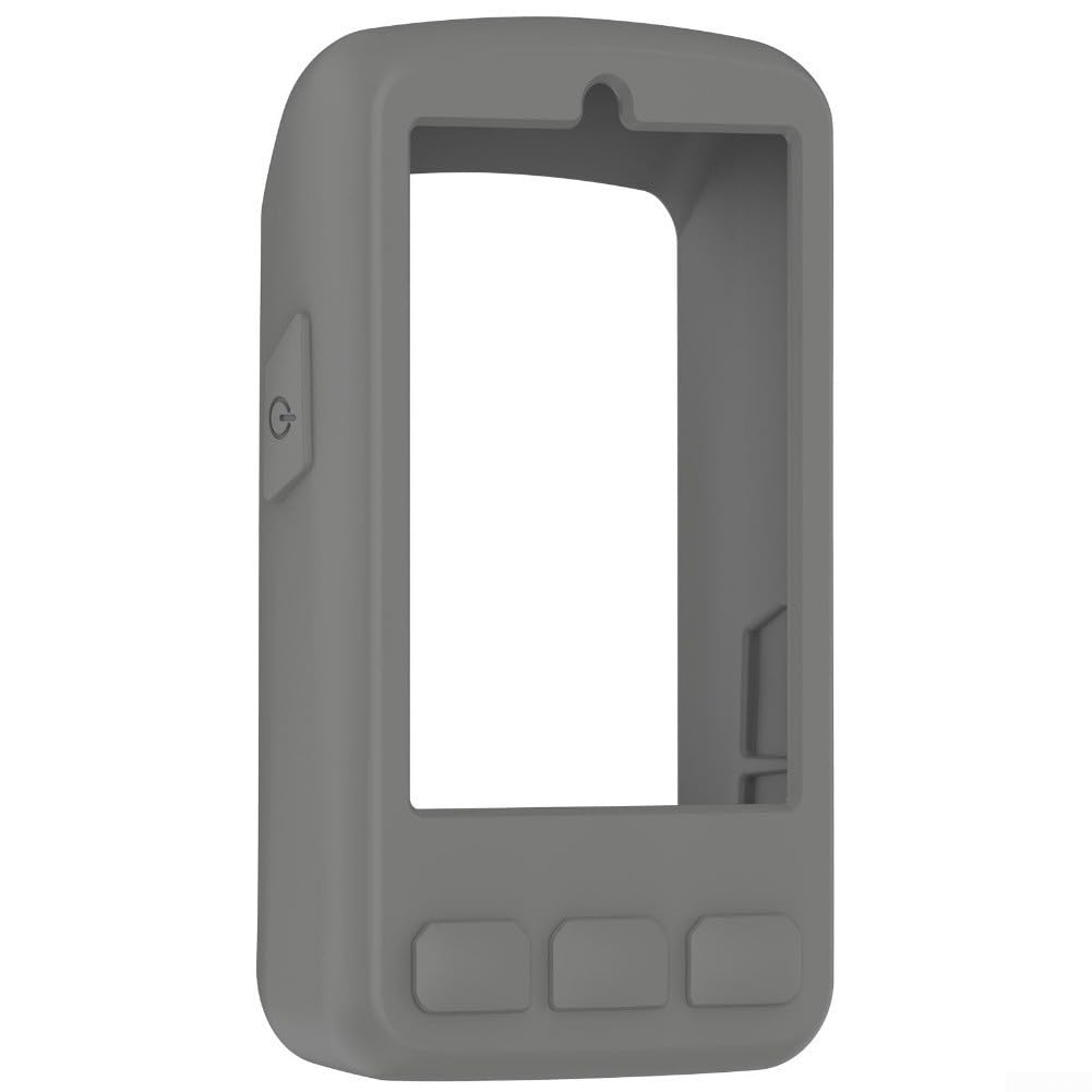 Bike Computer Case, Compatible for Wahoo ELEMNT BOLT 3 for v3 Silicone Protective Cover Skin Anti-Drop Shockproof GPS Cycling Accessories(Grey)